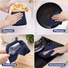 Moosfor Cleaning Cloths, Microfibre Cloths, Washable Cleaning Cloths, Microfibre, Soft,