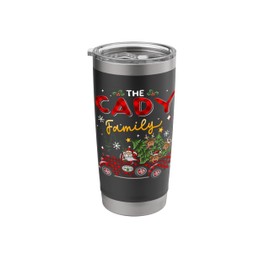 The Cady Family Christmas Matching Pajamas Group Gift Stainless Steel Insulated Tumbler