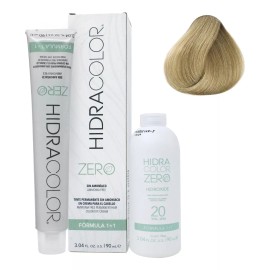 Hidracolor  Tinte Sin Amoniaco Hidracolor Zero 90 Ml + Peróxido 20 Vol Tono 9 rubio clarísimo