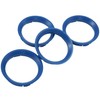4x Centring Rings 63.3 to 57.1/63.3 mm - 57.1 mm