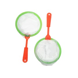 Kisangel 10PCS Portable Simulated Net for Lightweight Imitation Fishing Nets Random Colors for Outdoor Garden Play for Catching Bugs and Fish Random Color