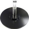 M8 Screw, 3.94 inch Diameter, DIY End Connectors Suction Cup