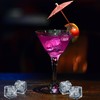 Light Up Ice Cubes for Drinks, 12 PCS Pink LED