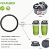3-Pack Sealing Gaskets Replacement Parts Fits for NutriBullet Blenders 600w/900w
