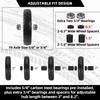 AR-PRO 2-Pack 4.80/4.00-8 Flat Free Tire and Wheel, 16-Inch Solid