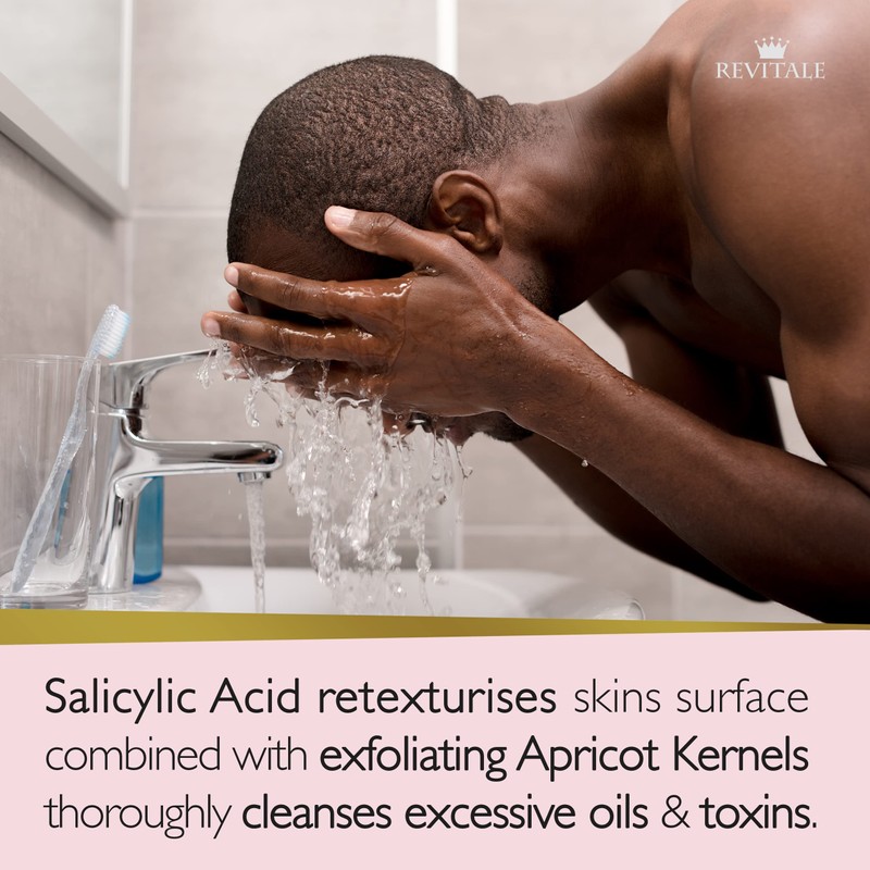 Revitale Revitale Salicylic Acid Scrub Soap, Pore Exfoliating, Softening Skin,