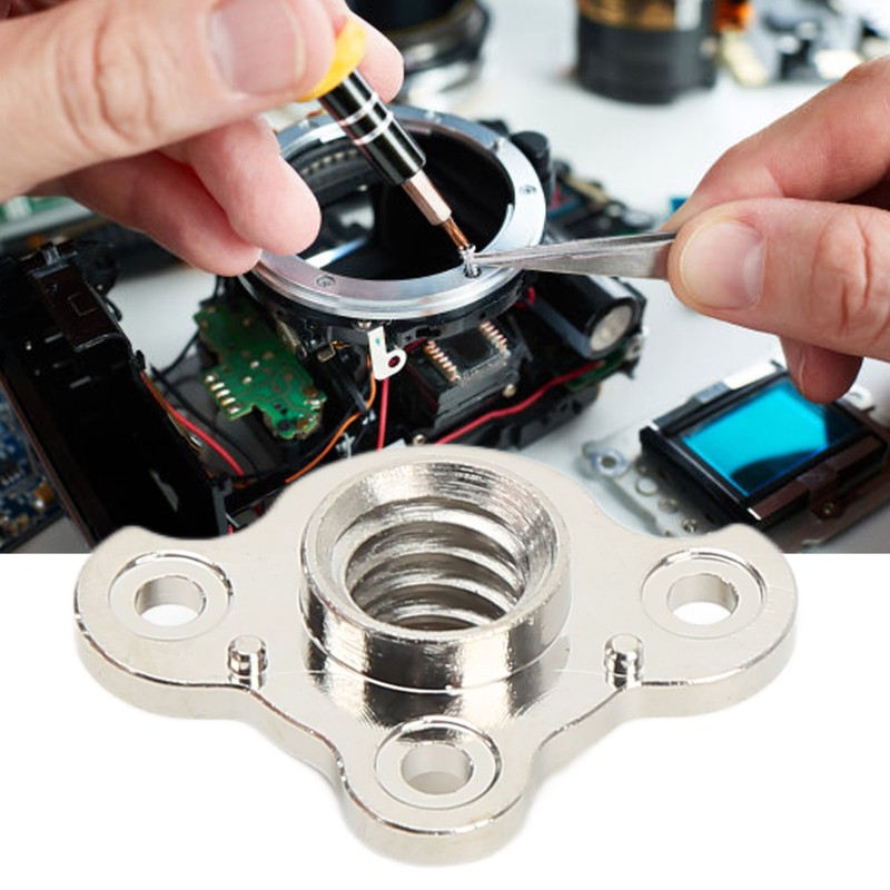 Tripod Fixed Plate Base Screw Nut Aluminum Alloy Tripod Fixing