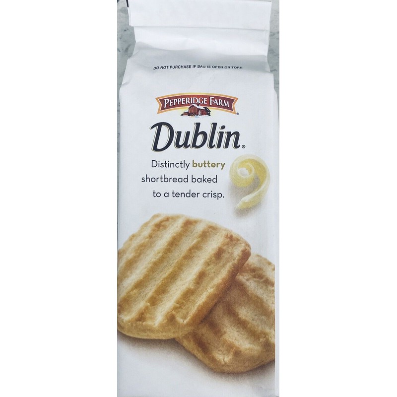 Pepperidge Farm DUBLIN SHORTBREAD Buttery Cookies 5.5 oz Bag -
