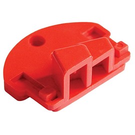 Lockout Safety Supply 7284 Top Slide - Single Pole Breaker Lockout, Red