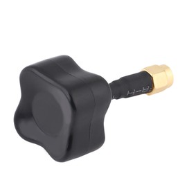 5.8G 2dBi LHCP Quadcopter FPV Mushroom 50mm Antenna SMA/RP SMA For RC Drone (Black)