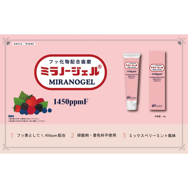 Milano Gel 5-Piece Toothpaste