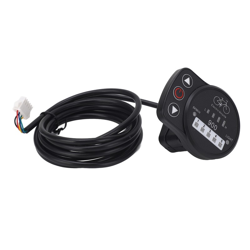 36V 48V Electric Bike LED Meter Speed Battery Power Headlight