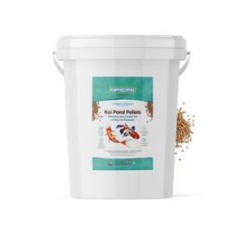 Koi Pond Pellets para Carpas Koi Y Goldfish 9 kg | Pellets Flotantes 4.5 mm | Nutrición Balanceada Que Mantiene El Agua Clara