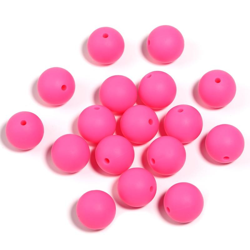 【B170】 Beads for DIY Projects: 15mm Round, Mixed Color, 30Qty