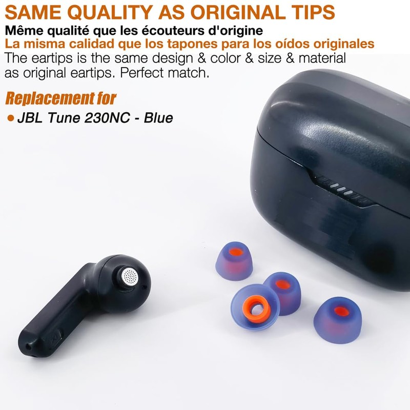 TENNMAK 6X Eartips Replacement for JBL Tune 230NC TWS Earbuds