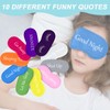 Eurzom 20 Pieces Funny Eye Sleeping Mask Bulk with Adjustable
