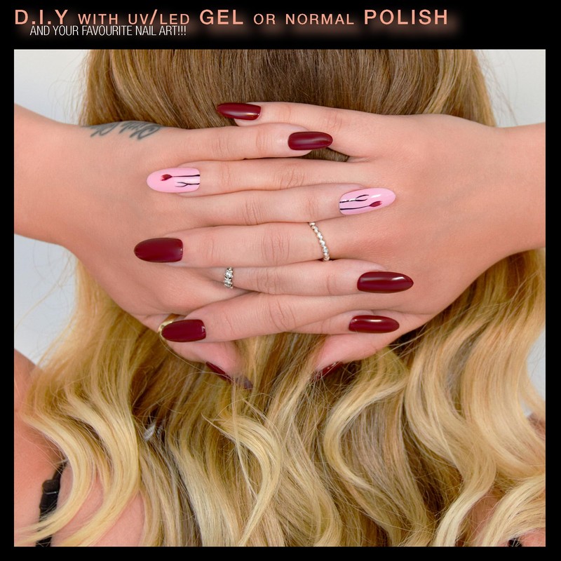 By Vixi 600 Long Oval Nails with Preparation File, 10