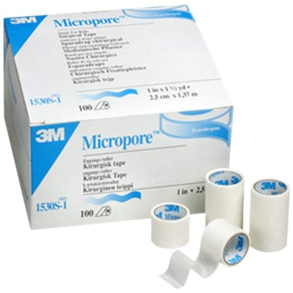 3M 1530S-2 Micropore Tape (Pack of 50)