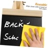 FUNOMOCYA Portable Letter Board Wooden Blackboard Stand for Wedding Kitchen