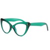 Viseng Womens Oversized Cateye Reading Glasses Blue Light Computer Glasses
