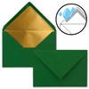 25 x B6 envelopes with gold inner lining, 12.5 x