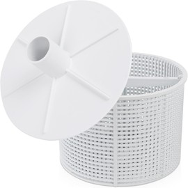 Rugam SPX1082CA Pool Skimmer Basket for Hayward Skim Vac In-Ground Swimming Pool - 85001900 Skimmer Vacuum Plate for Pentair Admiral S15 & S20, Swimming Pool Replacement Parts, White