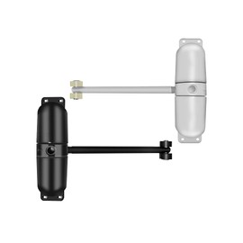 Auto Spring Door Closer, Safety Adjustable Closing Doors, Stainless Steel Door Closer for 10-60 kg/ 22-132.3 lb Door Weight Universal White