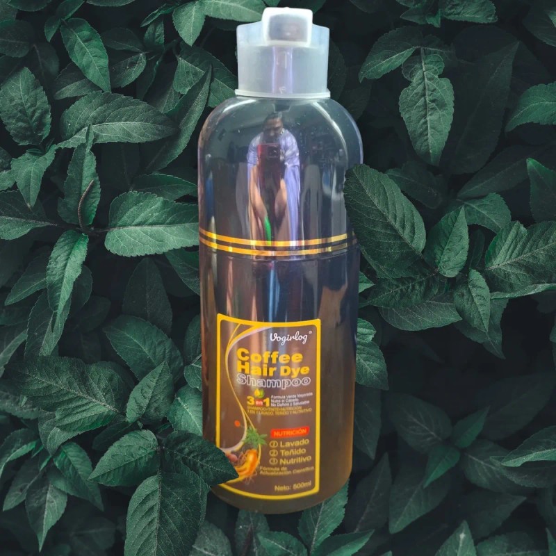 Shampoo Tinte Colores Y Negro Cubre Canas Gengibre 3 En