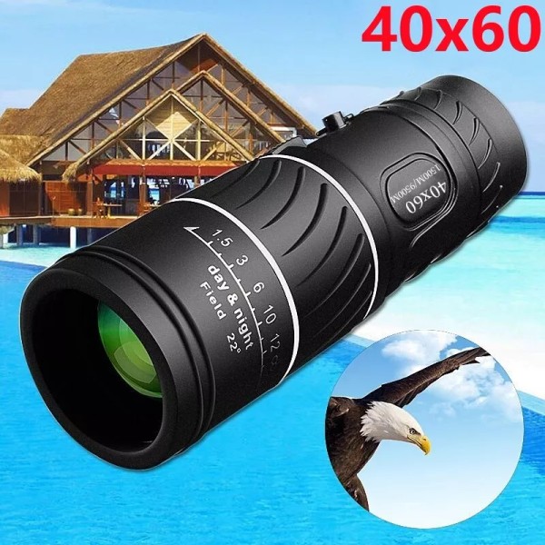 Unbranded 40X60 Dual Focus Monocular Rubber Armored Super Clear Hunting