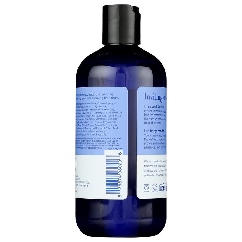 EO, Bubble Bath French Lavender Organic, 12 Fl Oz