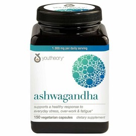 YOUTHEORY ASHWAGANDHA 1000  MG 180 CAPSULES