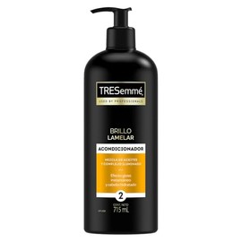 TRESemmé Acondicionador Brillo Lamelar corrige las irregularidades de la fibra capilar dejando un cabello hidratado, nutrido y con efecto gloss instantáneo* 715 ml