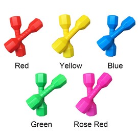 Faderr 2 Pcs/Set Kids Dumbbells, Hand Weights Dumbbell for Strength Training, Multipurpose Weights Dumbbell Set for Boys and Girls (Red)