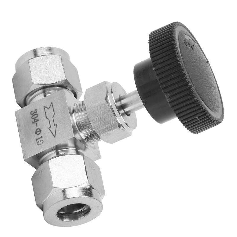 304 Stainless Steel Valve 2‑Way High Pressure Needle Flow Control