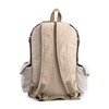 Large Hemp Backpack Multi 8 Functional Pocket Bag - Eco