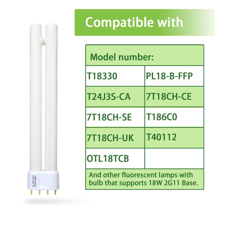 Dameiol 2Pack PL18-B-FFP 18W Replacement for OttLite T18330 T186C0 T40112