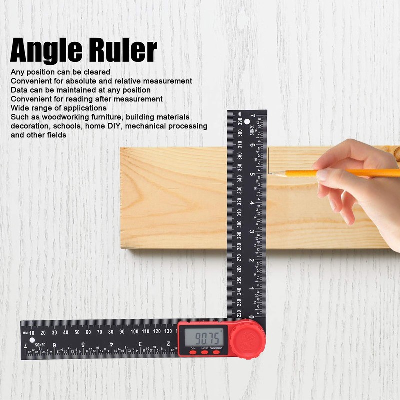 lvifloae Angle Finder Electronic Digital Angle Ruler 360 Degree Protractor