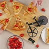 Asdirne Pizza Cutter, Bicycle Pizza Cutter Wheel with Non-Stick Stainless