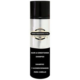 SHAMPOO PROFESIONAL DE CABELLO The Shaving Co NUTRE, HIDRATA, FORTALECE desde la raíz hasta la punta de cada cabello. Increíblemente potente. Unisex. Aroma y sensación agradable. Shampoo y Acondicionador. 240 ml