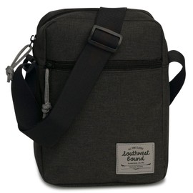 Ragusa-Trade Classic Women's and Men's Shoulder Bag, Black, 23 x 17 x 6 cm