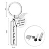 apott Pet Ash Holder Memorial Keychain Urns Keyring with Filling