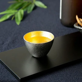 Nocaku Gui Cup Gold Foil Set of 2 (Wrapping with Washi Paper) Ggold 2