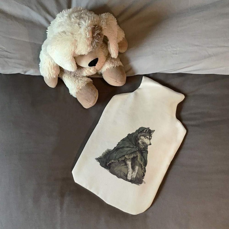 'Grandma Wolf' Hot Water Bottle Cover (HW00035945)