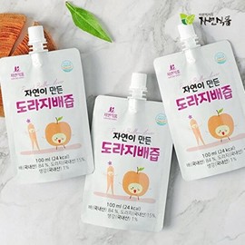 Natural Foods Nature's Made Doraji Pear Juice Spout 100ml x 60 Packs / 자연식품 자연이 만든 도라지배즙 스파우트 100ml x 60팩