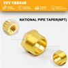 CAMNWAMN 66 PCS NPT Brass Pipe Fittings Assortment Kit, NPT