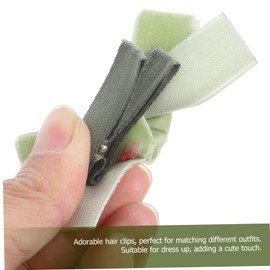 BIUDECO Velvet Bow Hairpin for Women Girls 3pcs Bowknot Hair Clips Hair Barrettes Adorable Bow Easy to Match