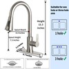Kohonby Single Handle Kitchen Faucet with Pull Down Sprayer Modern