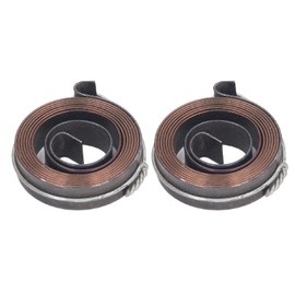 Drill Press Return Spring Return Screw Spring for Bench Drill 0.8 x 10 Double Hook 37 mm Outer Diameter (Pack of 2)