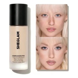 SHEGLAM Complexion Pro Base Líquida Mate Larga Duración - Fair