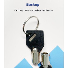 KLIVYA Elevator Key, FEO-K1 Fire Service Key Recall Reset Keys,Copper,Black/Silver,Pack of 1